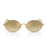 Dourado + Lente Marrom Degrade Espelhado