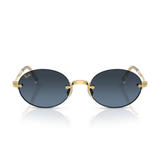 Dourado + Lente Azul Degrade