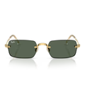 Dourado + Lente Verde Escuro / Metal / 54
