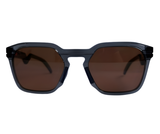 Cinza transparente + Lente Marrom