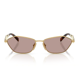 Ouro + Lente Roxo Claro
