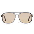 Cinza + Lente Marrom / Acetato / 58