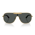 Ouro + Lente Cinza Escuro / Metal / 40